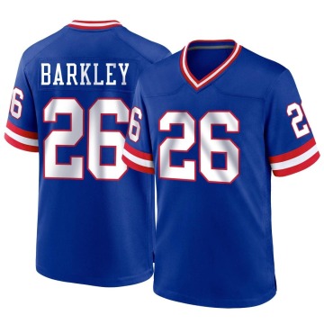 Saquon Barkley Youth Royal Game Classic Jersey