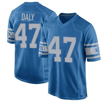 Scott Daly Youth Blue Game Throwback Vapor Untouchable Jersey