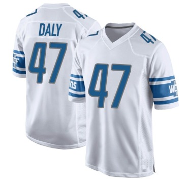 Scott Daly Youth White Game Jersey