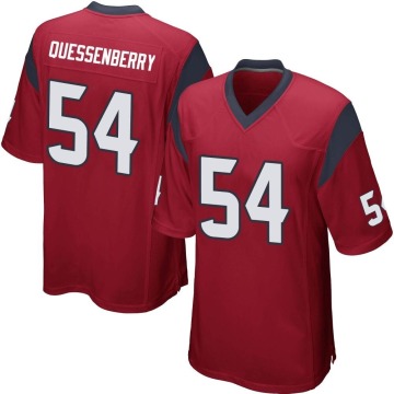 Scott Quessenberry Men's Red Game Alternate Jersey