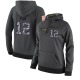 Seattle Seahawks Women's Black 12th Fan Stitched Anthracite Salute to Service Player Performance Hoodie