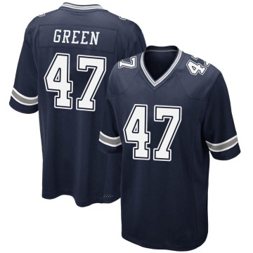 Seth Green Youth Green Game Navy Team Color Jersey