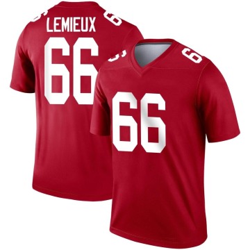 Shane Lemieux Men's Red Legend Inverted Jersey