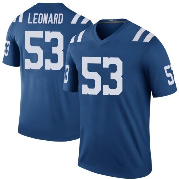 Shaquille Leonard Youth Royal Legend Color Rush Jersey