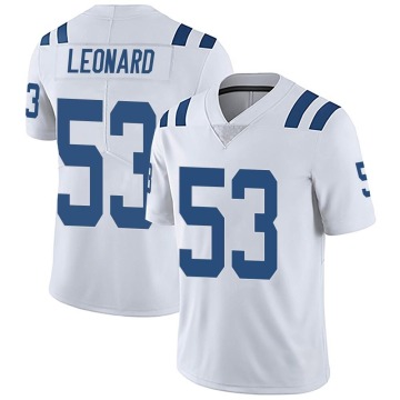 Shaquille Leonard Youth White Limited Vapor Untouchable Jersey