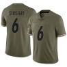 Shaun Suisham Men's Olive Limited 2022 Salute To Service Jersey