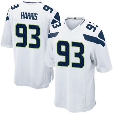 Shelby Harris Men's White Game Jersey