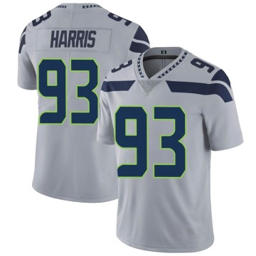Shelby Harris Youth Gray Limited Alternate Vapor Untouchable Jersey