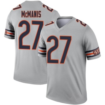 Sherrick McManis Youth Legend Inverted Silver Jersey