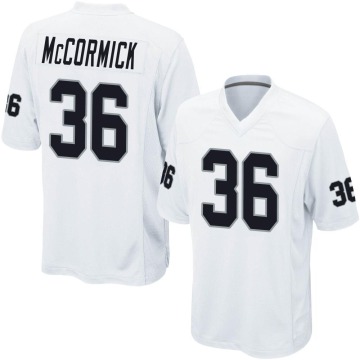 Sincere McCormick Men's White Game Jersey