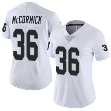 Sincere McCormick Women's White Limited Vapor Untouchable Jersey