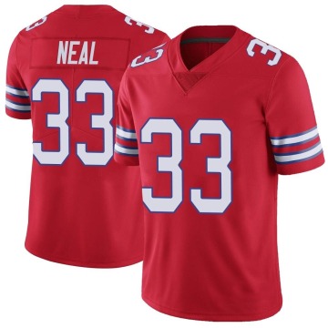 Siran Neal Men's Red Limited Color Rush Vapor Untouchable Jersey