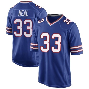 Siran Neal Men's Royal Blue Game Team Color Jersey