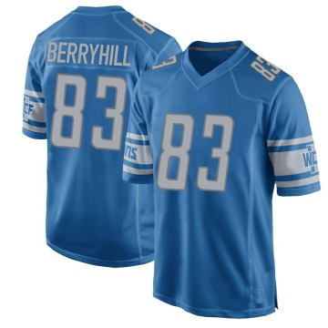 Stanley Berryhill Men's Blue Game Team Color Jersey
