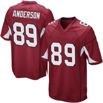 Stephen Anderson Youth Game Cardinal Team Color Jersey