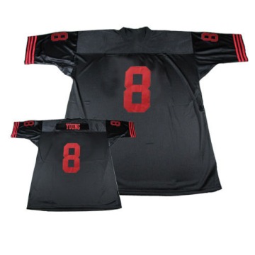 Steve Young Men's Black Authentic Throwback Jersey