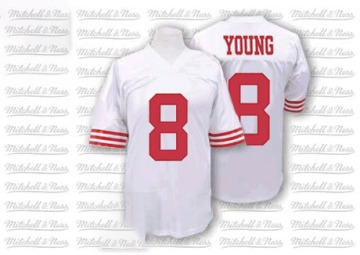 Steve Young Men's White Authentic Throwback Jersey