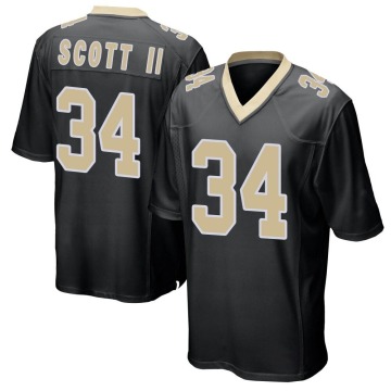 Stevie Scott III Youth Black Game Team Color Jersey