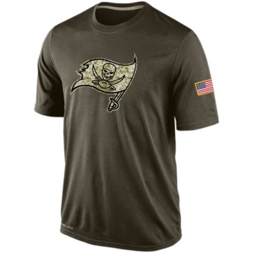 Tampa Bay Buccaneers Men's Olive Salute To Service KO Performance Dri-FIT T-Shirt