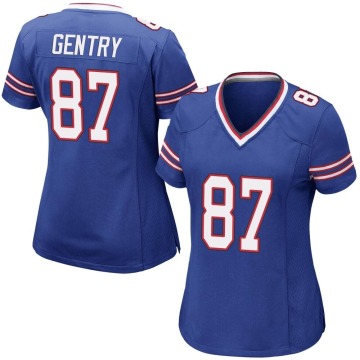 Tanner Gentry Women's Royal Blue Game Team Color Jersey