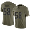 Tanner Muse Men's Olive Limited 2022 Salute To Service Jersey