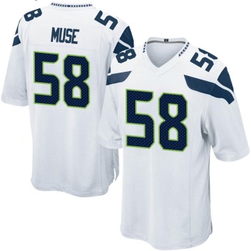 Tanner Muse Youth White Game Jersey