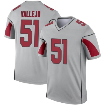 Tanner Vallejo Youth Legend Inverted Silver Jersey