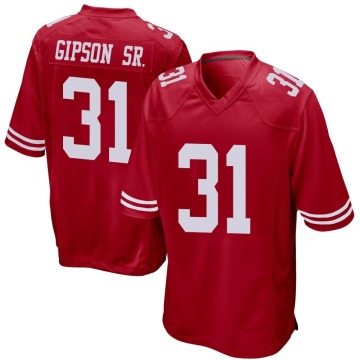 Tashaun Gipson Sr. Youth Red Game Team Color Jersey