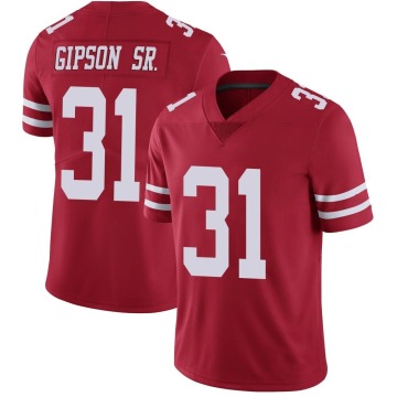 Tashaun Gipson Sr. Youth Red Limited Team Color Vapor Untouchable Jersey