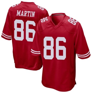 Tay Martin Men's Red Game Team Color Jersey