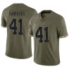 Tayler Hawkins Men's Olive Limited 2022 Salute To Service Jersey