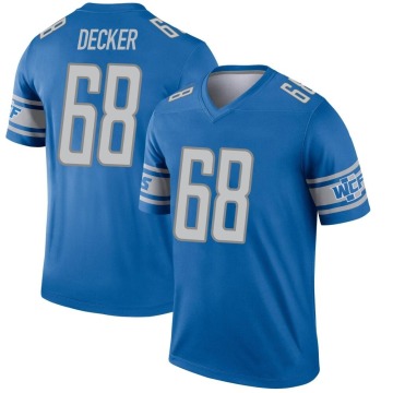 Taylor Decker Men's Blue Legend Jersey