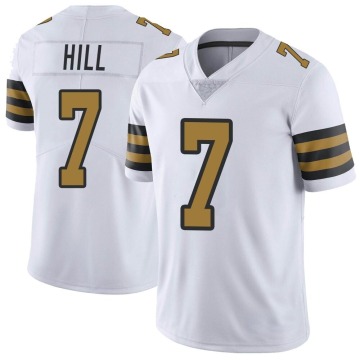 Taysom Hill Men's White Limited Color Rush Jersey