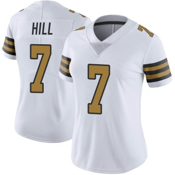 Taysom Hill Women's White Limited Color Rush Jersey