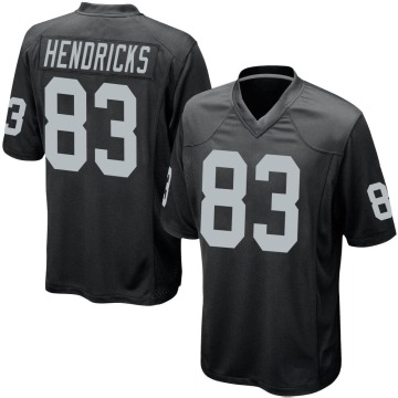 Ted Hendricks Youth Black Game Team Color Jersey