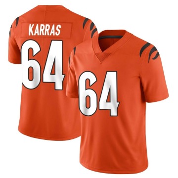 Ted Karras Youth Orange Limited Vapor Untouchable Jersey