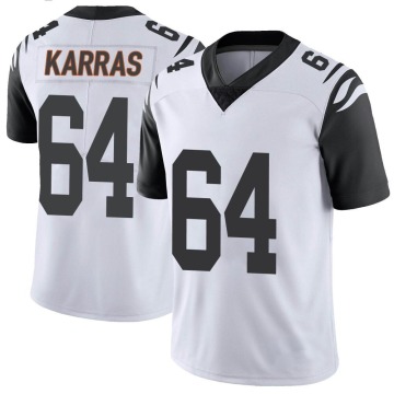 Ted Karras Youth White Limited Color Rush Vapor Untouchable Jersey