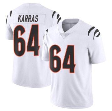 Ted Karras Youth White Limited Vapor Untouchable Jersey