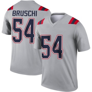 Tedy Bruschi Youth Gray Legend Inverted Jersey
