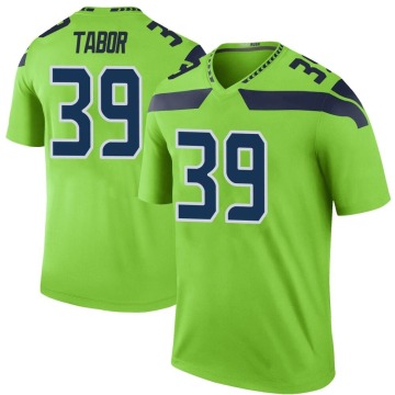 Teez Tabor Men's Green Legend Color Rush Neon Jersey