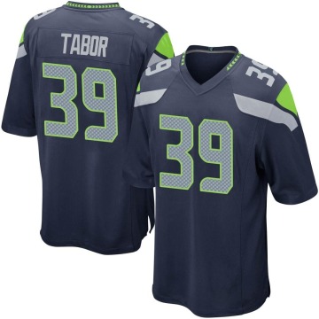 Teez Tabor Youth Navy Game Team Color Jersey