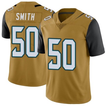 Telvin Smith Youth Gold Limited Color Rush Vapor Untouchable Jersey