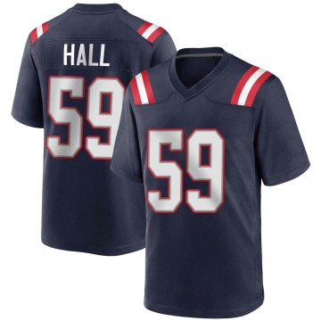 Terez Hall Youth Navy Blue Game Team Color Jersey