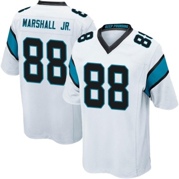Terrace Marshall Jr. Youth White Game Jersey