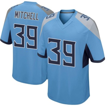 Terrance Mitchell Youth Light Blue Game Jersey