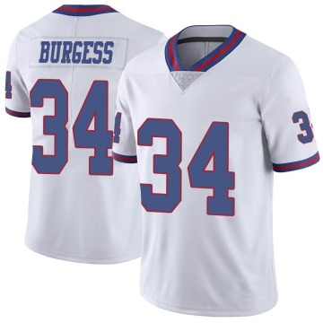 Terrell Burgess Men's White Limited Color Rush Jersey
