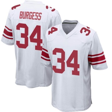 Terrell Burgess Youth White Game Jersey