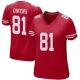 Terrell Owens Women's Red Game Team Color Jersey