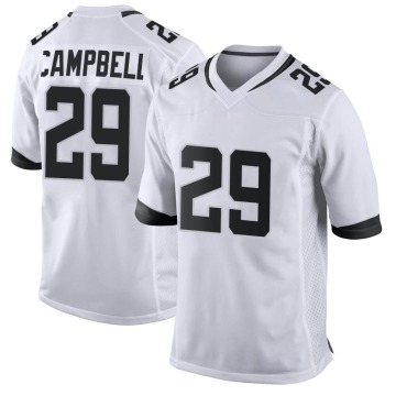 Tevaughn Campbell Men's White Game Jersey