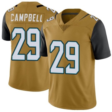Tevaughn Campbell Youth Gold Limited Color Rush Vapor Untouchable Jersey